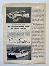 1959 Print Ad - Chris Craft 55' Constellation, 18' Continental, 19' Silver Arrow picture