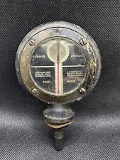 Antique Boyce Moto Meter Standard Radiator Cap Bevelled Glass Radiator Gauge picture