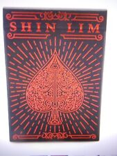 SHIN LIM Playing Card deck NEW/SEALED 2015 red foil picture