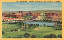 Los Angeles CA, University of California UCLA, Westwood Hills, Vintage Postcard picture
