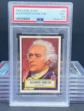 1952 Look 'N See Alexander Hamilton #19 PSA 3.5 VG+ picture