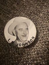 Vintage 1960's L.B. Johnson Pin Pinback Button Lyndon Johnson picture