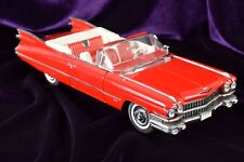 Vintage Danbury Mint Cherry Red Cadillac Series 62 Model Car 1959 Vehicle Year picture