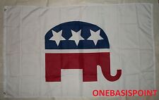 3'x5' Republican Party Flag Outdoor Banner GOP Grand Old Party Conservative 3x5 picture