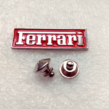 Pin's Pins Lapel Pin Enamel Car Emblem Logo Brand Signed © Ferrari Spa picture