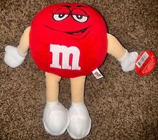 Vintage Red m&m plush character 2014 , 10” inches picture