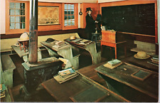 Postcard Boardman School at Mystic Seaport in Mystic Connecticut picture