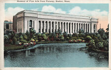 MUSEUM OF FINE ARTS FROM FENWAY POSTCARD BOSTON MA MASSACHUSETTS 1910s picture