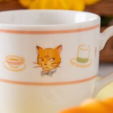 Ghibli The Cat Returns Tea Cup Cat Office Tea Time 200ml W105×H73×D78mm JP New picture
