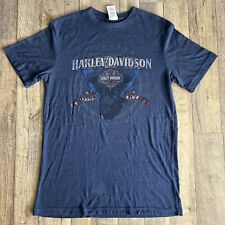 Harley Davidson Shirt Size Large Zion National Park Navy Blue picture