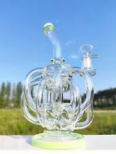 11 Inch Mass Tube Medusa Recycler Glass Water Pipe Bongs Hookah Bong 14MM picture