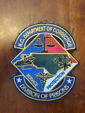 NC North Carolina Department of Correction DOC  Patch Retired picture