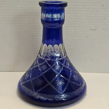 Mya Sultan Crystal Hookah Base-Blue Never Used Pre-owned picture
