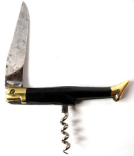 VINTAGE MADE IN GERMAN VERITABLE LAGUIOLE  FOLDING POCKET KNIFE WITH CORKSCRWEL picture