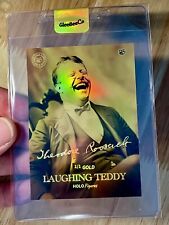 2024 GleeBeeCo LAUGHING TEDDY Theodore Roosevelt Card RARE Holo GOLD 1/1  picture