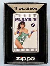 Vintage April 1990 Playboy Magazine Cover Zippo Lighter NEW In Box Rare Pinup picture
