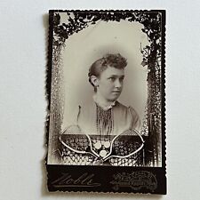 Antique Cabinet Card Photograph Beautiful Woman Tennis Grand Rapids MI Lampman picture
