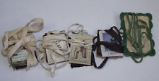 Vtg religious lot 5pc green brown scapulars Our Lady of Mt Carmel St Simon Stock picture