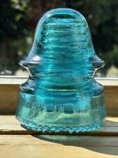Vintage Hemingray 19 Insulator Sharp Drip Points Pretty Shade Of Blue Made In US picture