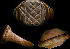 RARE Ring Ancient Egypt or Hellenistic Judaea Find Geometric Symbol Artifact picture