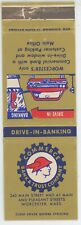 Commerce Bank & Trust Co. Worcester Mass. Antiq Matchbook Cover D-6 picture