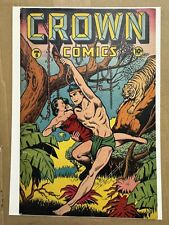 CROWN COMICS #5    1945   AL FELDSTEIN COVER ..... EXTREMELY RARE  picture