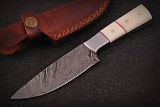 Beautiful Damascus Steel Handmade Hunting Knife with Bone Handle (WK1036B)  picture