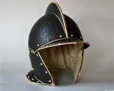 16GA Brass Medieval Greenwich Burgonet Helmet Replica Museum Historical Helmet picture