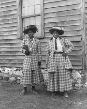 2 African American Women Dressed For Social Engagement early 1900s 8 x 10 Photo picture