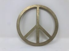 Brass Peace Symbol Wall Art picture