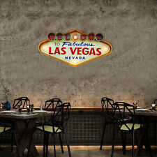 Retro Neon Sign Vintage Look Light Welcome To Fabulous Las Vegas Wall Decoration picture