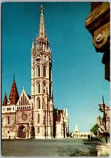 Postcard: Budapest, Matthias Church - Historical Landmark, Hungary A103 picture