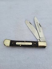 1973 Winchester Germany Jumbo Trapper Knife Bone Handles Rifle Sh Never Used  picture