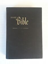 Holy Bible Old And New Testament King James Version 1976 vintage black hardcover picture