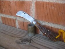 1930s Vintage 1 Blade CASE TESTED XX *** Carbon Hawkbill Pruner Pocket Knife USA picture