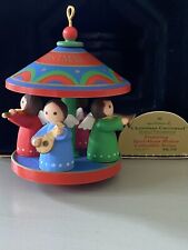 HALLMARK 1979 CHRISTMAS CAROUSEL ANGELS # 2 SERIES ORNAMENT picture