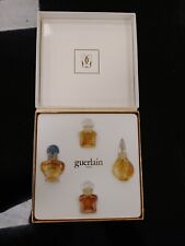 Vtg Guerlain Paris Micro Mini 4 Piece Set, Some Remaining Perfume, Strong Scent picture