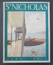 June 1917 ST. NICHOLAS w/ Norman Price Cover, Aviation, Sports in Girls' Camps + picture