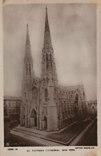 St Patrick's Cathedral New York Vintage Real Photo RPPC Post Card picture