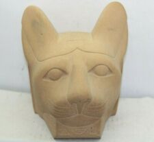 ANCIENT EGYPTIAN BASTET RARE ANTIQUE Head Bast Cat Pharaonic Statue Egypt Histor picture