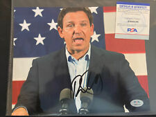 Governor Ron DeSantis hand signed photo PSA picture