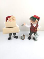 ZIM'S The Elves Themselves Ronald & Griswald Christmas Collectibles 1999 Vintage picture