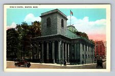 Boston MA-Massachusetts, King's Chapel, Antique Souvenir Vintage Postcard picture
