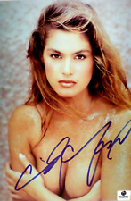 SIGNED PHOTO CINDY CRAWFORD SUPERMODEL-SEXY & BEAUTIFUL-PLAYBOY- CERTIFIED GA picture