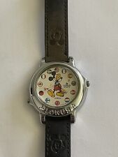 Vintage 1990 Musical Mickey Mouse Watch Lorus by Seiko Plays It's A Small World picture