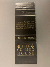 Vintage 1970s-1980s The Culling House Providence Rhode Island Matchbook Cover picture