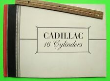 1931 CADILLAC V-16 PRESTIGE 24-pg BROCHURE + 31 CUSTOM BODY DESIGNER DRAWINGS picture