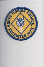 1975 North Florida Council Recruiter patch picture