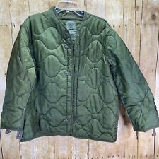 NATO US Military Quilted Nylon Liner Cold Weather Coat Parka Field Sz Medium picture