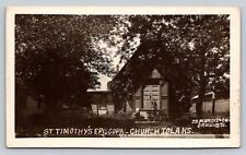 c1909 RPPC St Timothys Church Iola Kansas Real Photo P281A picture